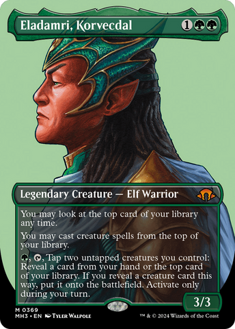 Eladamri, Korvecdal (Borderless) [Modern Horizons 3] - The Mythic Store | 24h Order Processing