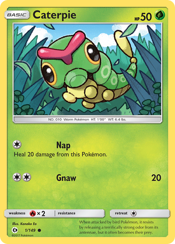 Caterpie (1/149) [Sun & Moon: Base Set] - The Mythic Store | 24h Order Processing