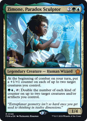 Zimone, Paradox Sculptor [Foundations Prerelease Promos] - The Mythic Store | 24h Order Processing