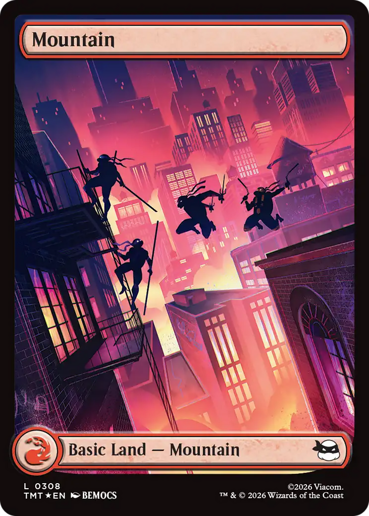 Mountain (0308) (Surge Foil) [Teenage Mutant Ninja Turtles] - The Mythic Store | 24h Order Processing