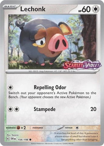 Lechonk (154/198) (Store Promo) [Scarlet & Violet: Black Star Promos] - The Mythic Store | 24h Order Processing