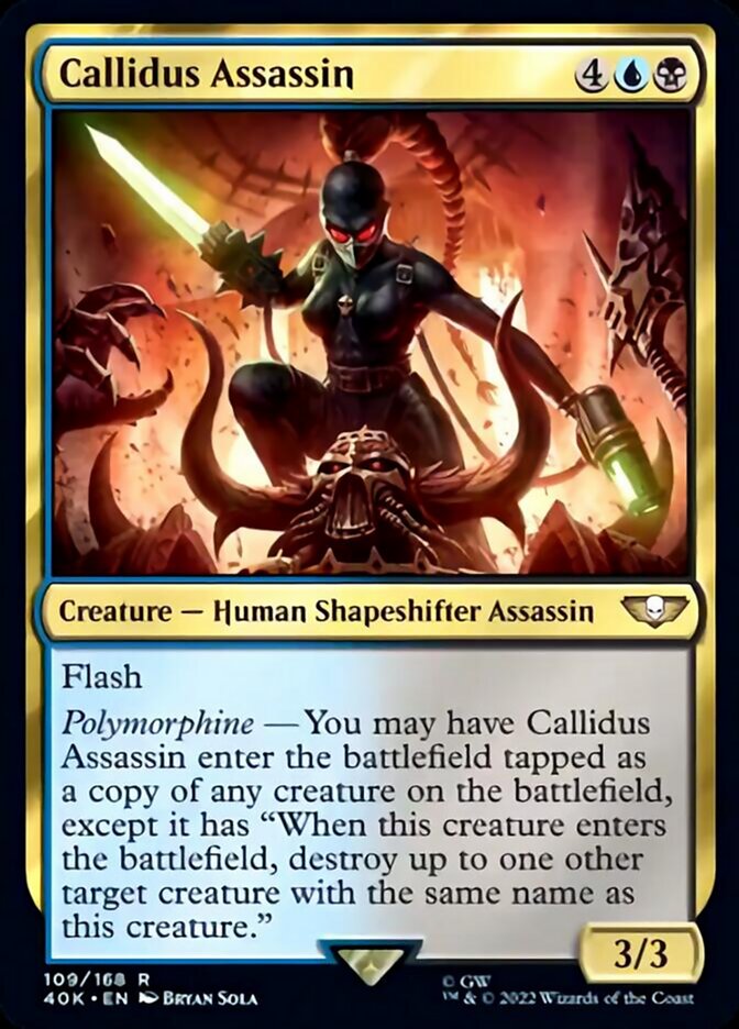 Callidus Assassin (Surge Foil) [Warhammer 40,000] - The Mythic Store | 24h Order Processing