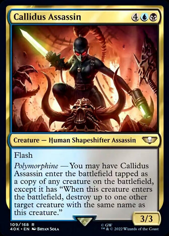 Callidus Assassin (Surge Foil) [Warhammer 40,000] - The Mythic Store | 24h Order Processing