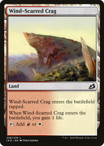 Wind-Scarred Crag [Ikoria: Lair of Behemoths] - The Mythic Store | 24h Order Processing
