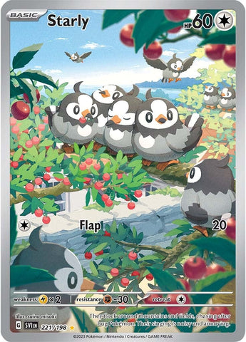 Starly (221/198) [Scarlet & Violet: Base Set] - The Mythic Store | 24h Order Processing