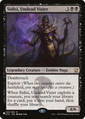 Sidisi, Undead Vizier [The List] - The Mythic Store | 24h Order Processing