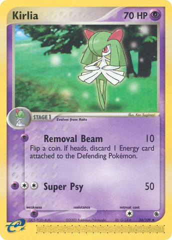 Kirlia (34/109) [EX: Ruby & Sapphire] - The Mythic Store | 24h Order Processing