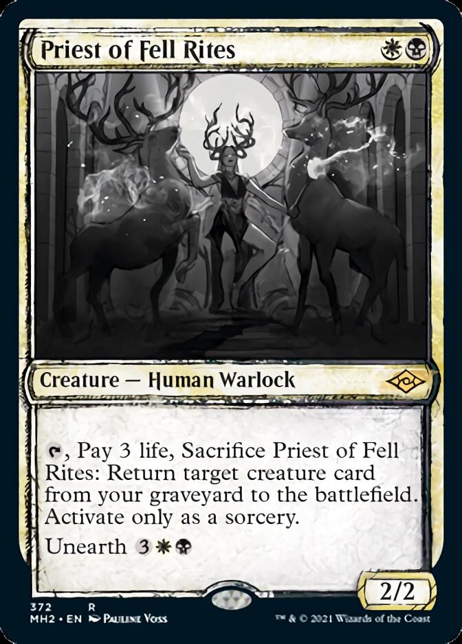 Priest of Fell Rites (Sketch) [Modern Horizons 2] - The Mythic Store | 24h Order Processing