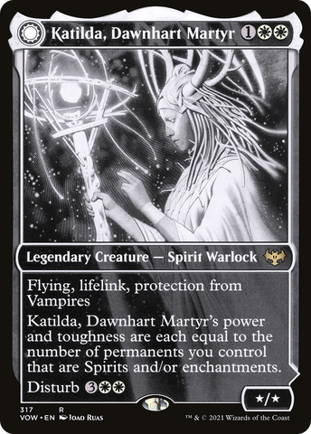Katilda, Dawnhart Martyr // Katilda's Rising Dawn (Showcase Eternal Night) [Innistrad: Crimson Vow] - The Mythic Store | 24h Order Processing