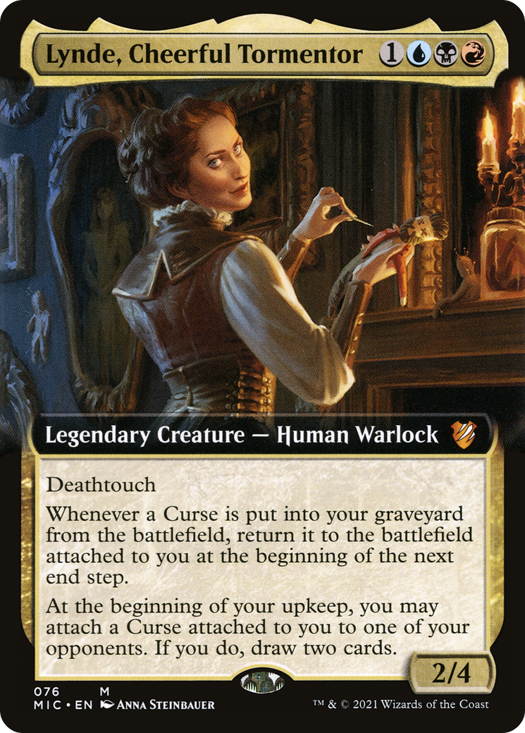 Lynde, Cheerful Tormentor (Extended Art) [Innistrad: Midnight Hunt Commander] - The Mythic Store | 24h Order Processing