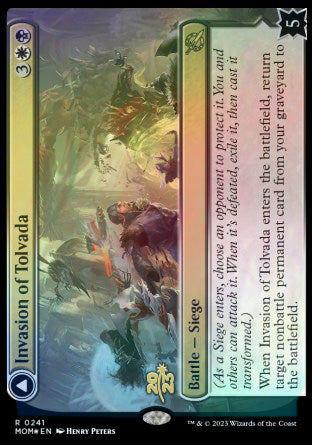 Invasion of Tolvada // The Broken Sky [March of the Machine Prerelease Promos] - The Mythic Store | 24h Order Processing