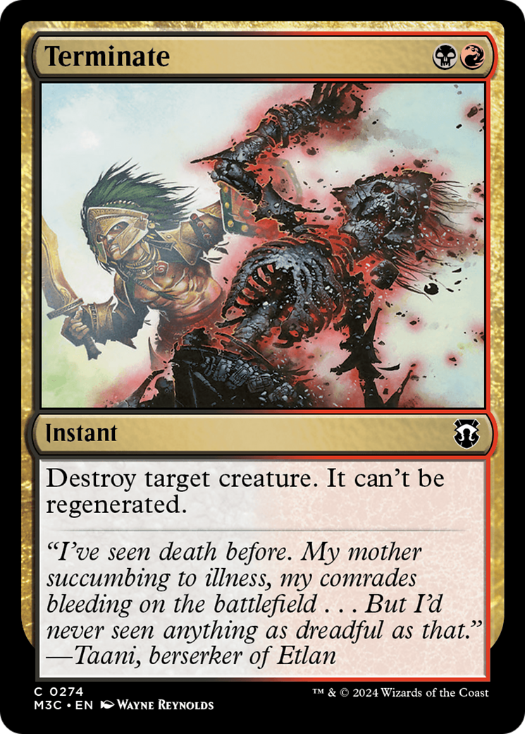 Terminate (Ripple Foil) [Modern Horizons 3 Commander] - The Mythic Store | 24h Order Processing