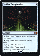 Staff of Compleation [Phyrexia: All Will Be One Prerelease Promos] - The Mythic Store | 24h Order Processing