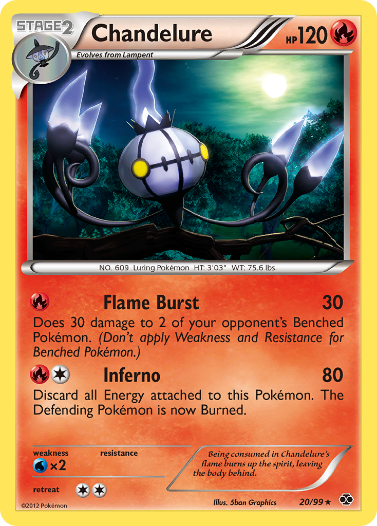 Chandelure (20/99) [Black & White: Next Destinies] - The Mythic Store | 24h Order Processing