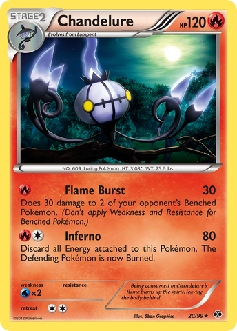 Chandelure (20/99) [Black & White: Next Destinies] - The Mythic Store | 24h Order Processing