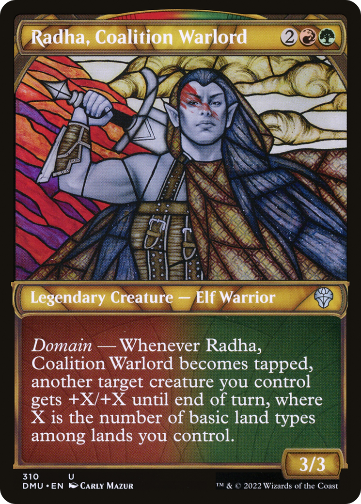 Radha, Coalition Warlord (Showcase) [Dominaria United] - The Mythic Store | 24h Order Processing