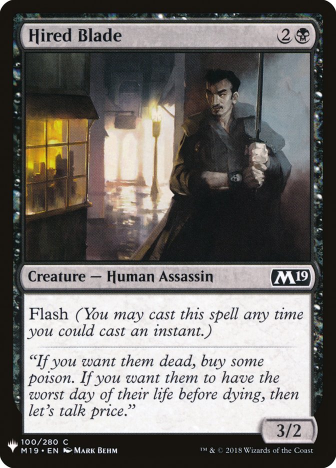 Hired Blade [Mystery Booster] - The Mythic Store | 24h Order Processing