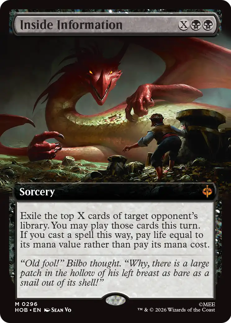 Inside Information (Extended Art) [The Hobbit] - The Mythic Store | 24h Order Processing