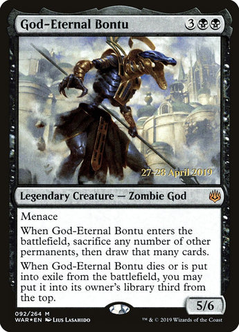God-Eternal Bontu [War of the Spark Prerelease Promos] - The Mythic Store | 24h Order Processing