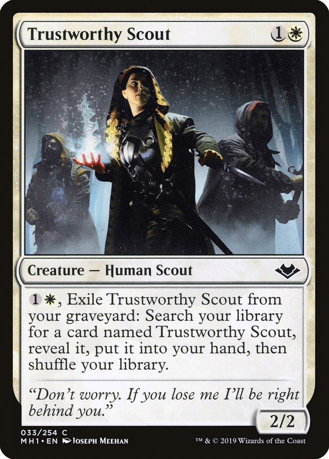 Trustworthy Scout [Modern Horizons] - The Mythic Store | 24h Order Processing