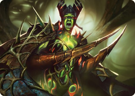 Maze's Mantle Art Card [Phyrexia: All Will Be One Art Series] - The Mythic Store | 24h Order Processing