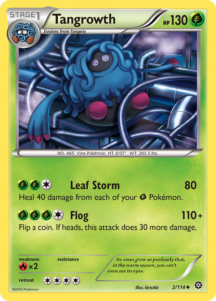 Tangrowth (2/114) [XY: Steam Siege] - The Mythic Store | 24h Order Processing