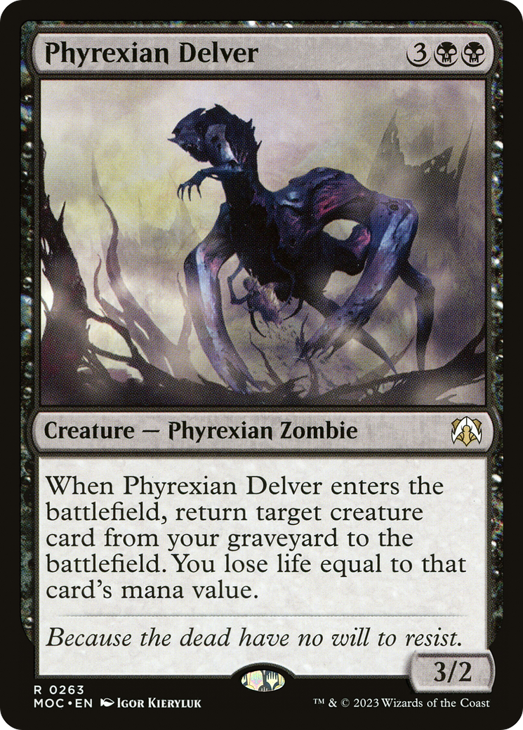 Phyrexian Delver [March of the Machine Commander] - The Mythic Store | 24h Order Processing