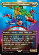 Captain America, Team Leader (Borderless) [Marvel Super Heroes Commander] - The Mythic Store | 24h Order Processing