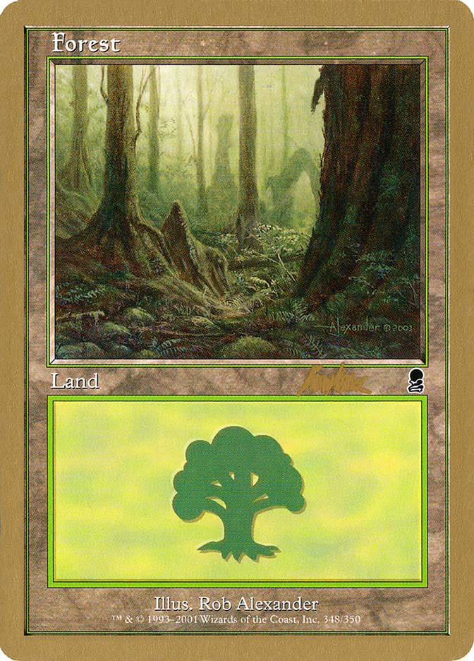 Forest (bk348) (Brian Kibler) [World Championship Decks 2002] - The Mythic Store | 24h Order Processing