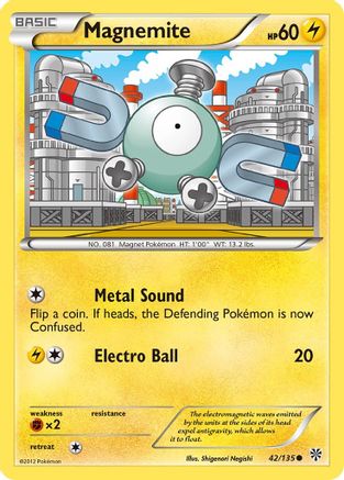 Magnemite (42/135) [Black & White: Plasma Storm] - The Mythic Store | 24h Order Processing