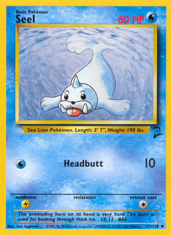 Seel (61/130) [Base Set 2] - The Mythic Store | 24h Order Processing