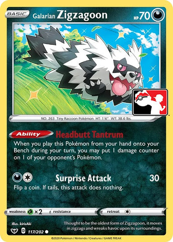 Galarian Zigzagoon (117/202) [Prize Pack Series One] - The Mythic Store | 24h Order Processing