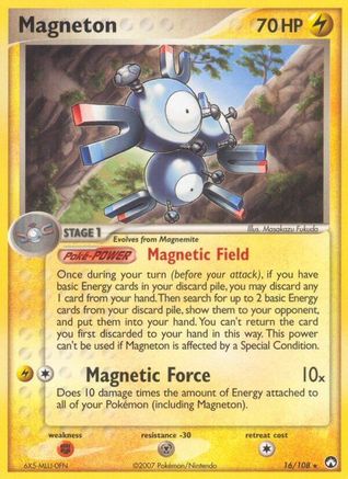 Magneton (16/108) (Stamped) [EX: Power Keepers] - The Mythic Store | 24h Order Processing