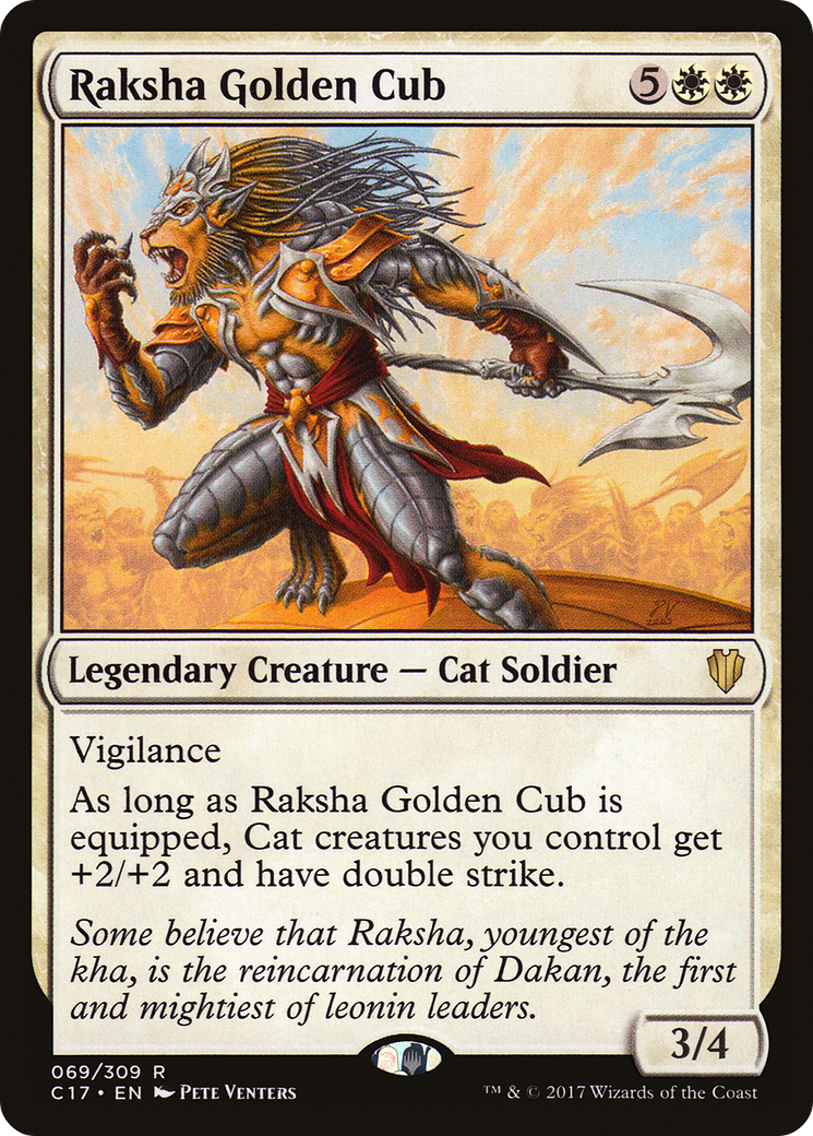 Raksha Golden Cub [Commander 2017] - The Mythic Store | 24h Order Processing