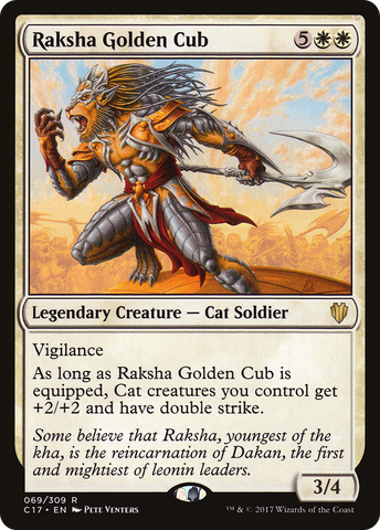 Raksha Golden Cub [Commander 2017] - The Mythic Store | 24h Order Processing