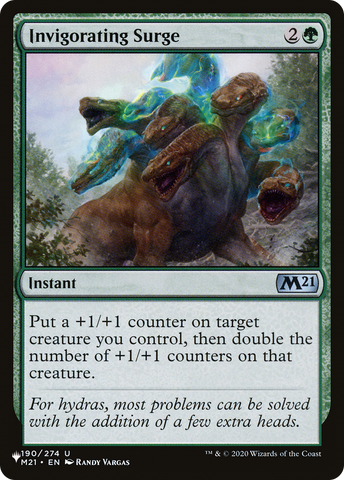 Invigorating Surge [The List] - The Mythic Store | 24h Order Processing
