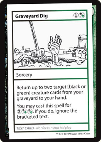 Graveyard Dig (2021 Edition) [Mystery Booster Playtest Cards] - The Mythic Store | 24h Order Processing