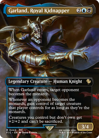 Garland, Royal Kidnapper (Borderless) [FINAL FANTASY Commander] - The Mythic Store | 24h Order Processing