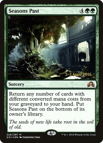 Seasons Past [Shadows over Innistrad Prerelease Promos] - The Mythic Store | 24h Order Processing