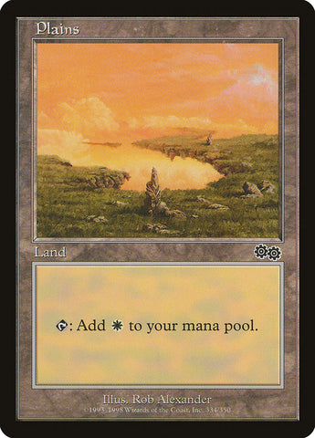 Plains (334) [Urza's Saga] - The Mythic Store | 24h Order Processing