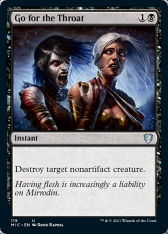 Go for the Throat [Innistrad: Midnight Hunt Commander] - The Mythic Store | 24h Order Processing