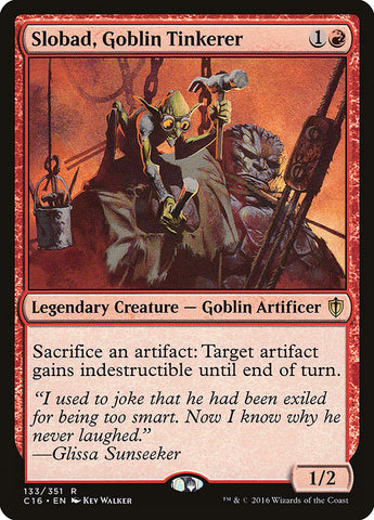 Slobad, Goblin Tinkerer [Commander 2016] - The Mythic Store | 24h Order Processing
