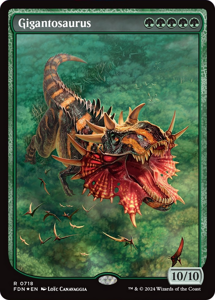 Gigantosaurus (Full Art) [Foundations] - The Mythic Store | 24h Order Processing