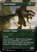 Green Dragon (Borderless Alternate Art) [Dungeons & Dragons: Adventures in the Forgotten Realms] - The Mythic Store | 24h Order Processing