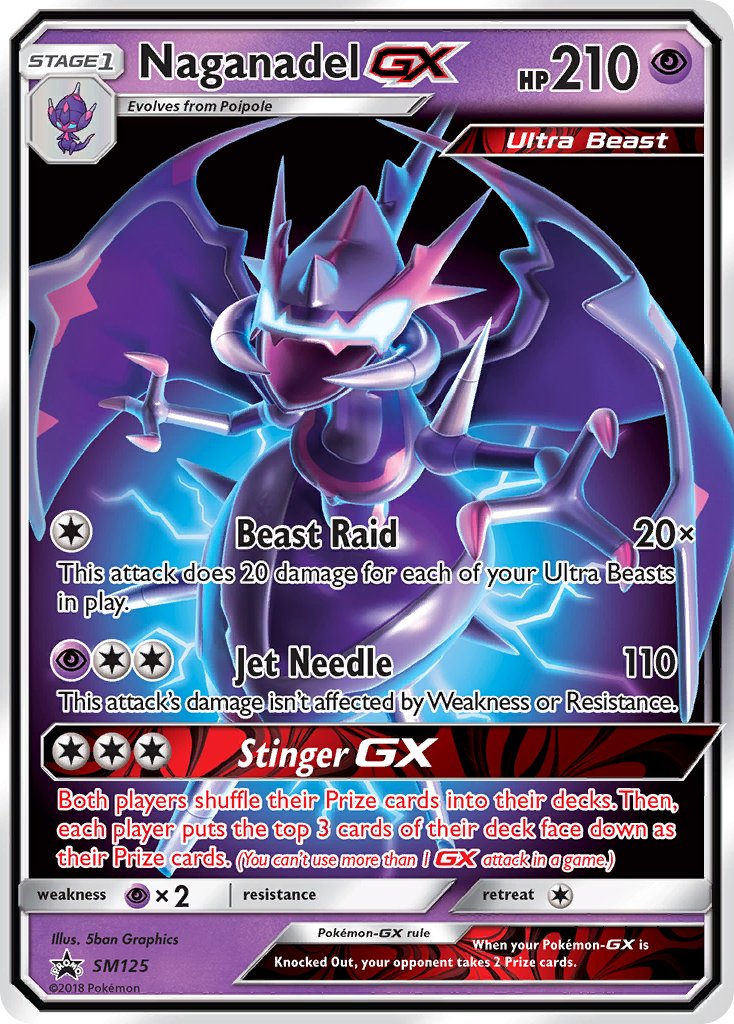 Naganadel GX (SM125) [Sun & Moon: Black Star Promos] - The Mythic Store | 24h Order Processing