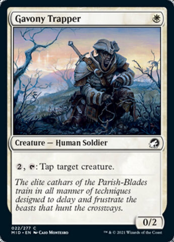Gavony Trapper [Innistrad: Midnight Hunt] - The Mythic Store | 24h Order Processing