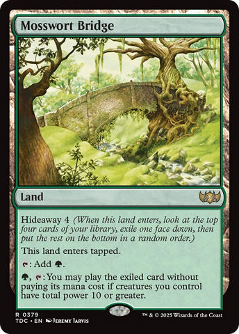 Mosswort Bridge [Tarkir: Dragonstorm Commander] - The Mythic Store | 24h Order Processing