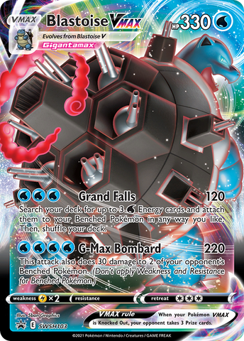 Blastoise VMAX (SWSH103) [Sword & Shield: Black Star Promos] - The Mythic Store | 24h Order Processing