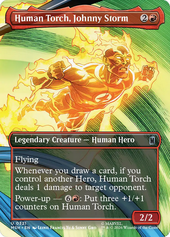 Human Torch, Johnny Storm (Borderless) [Marvel Super Heroes] - The Mythic Store | 24h Order Processing
