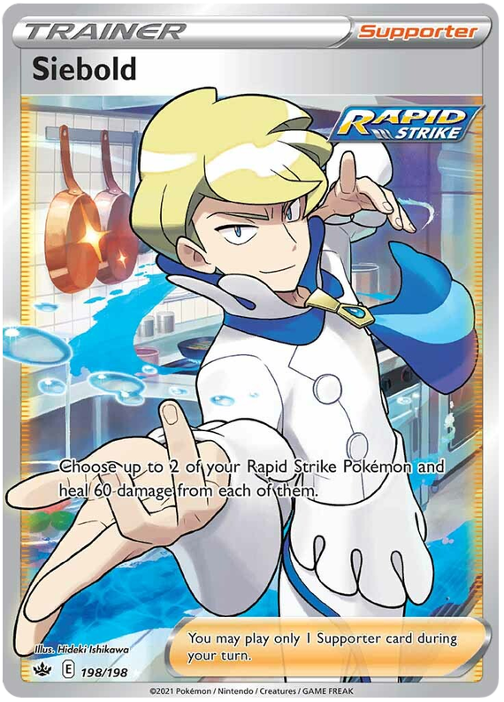 Siebold (198/198) [Sword & Shield: Chilling Reign] - The Mythic Store | 24h Order Processing